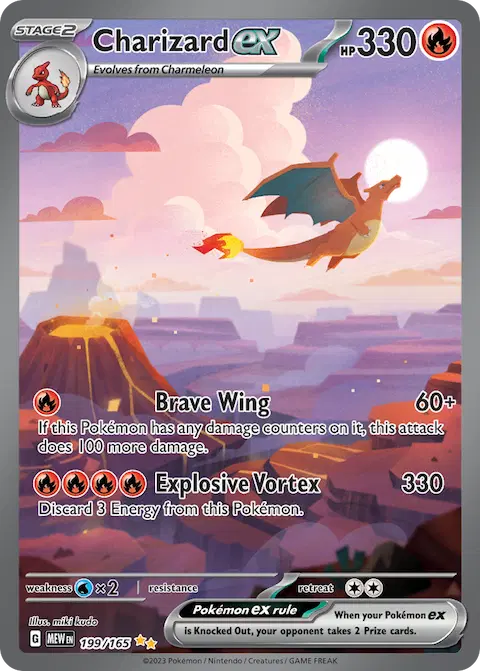 Charizard ex, 151 199/165