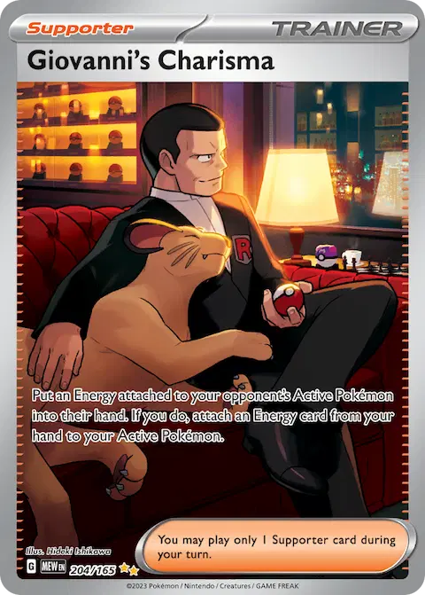 Giovanni's Charisma, 151 204/165