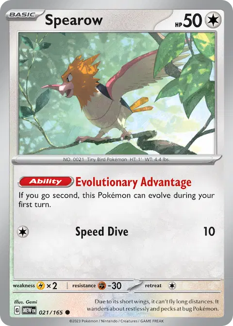 Spearow, 151 021/165