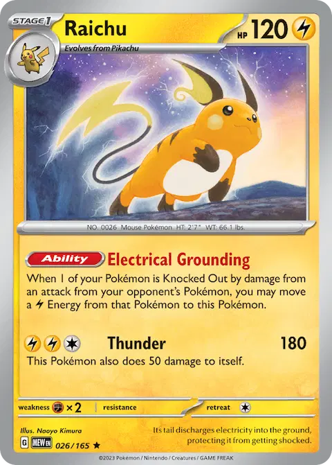 Raichu, 151 026/165
