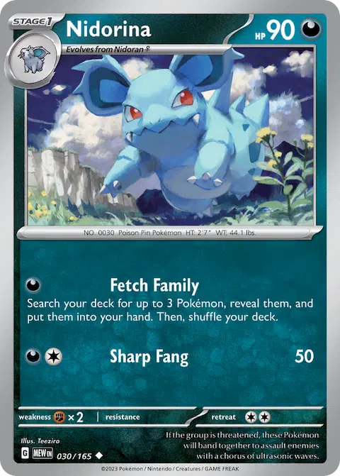 Nidorina, 151 030/165