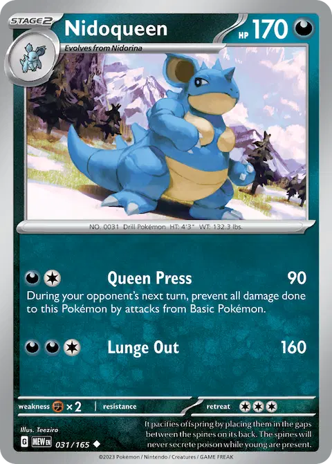 Nidoqueen, 151 031/165