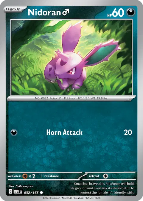 Nidoran♂, 151 032/165