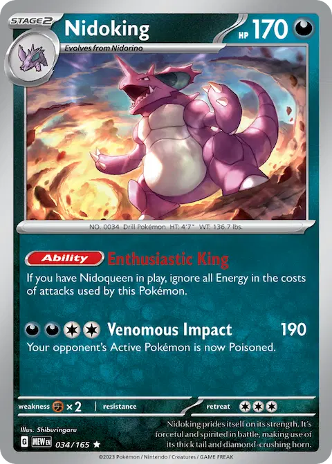 Nidoking, 151 034/165