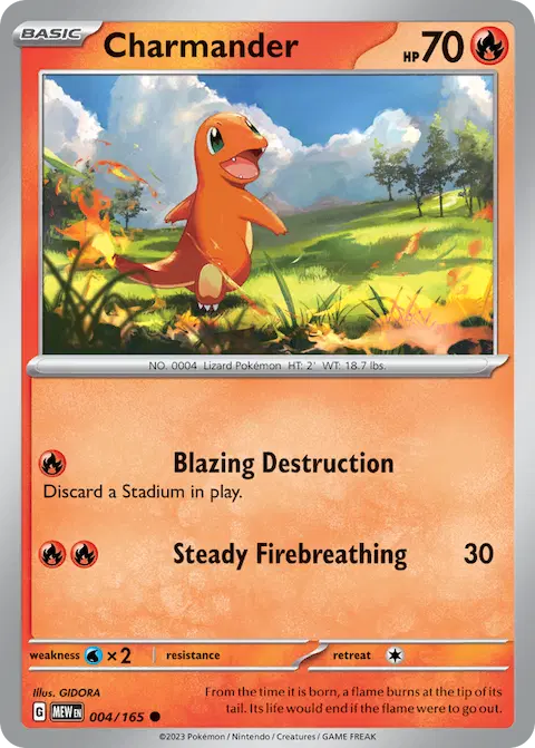 Charmander, 151 004/165