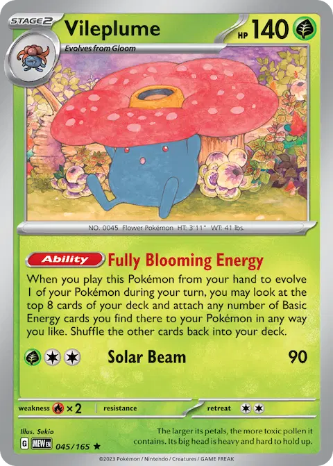 Vileplume, 151 045/165