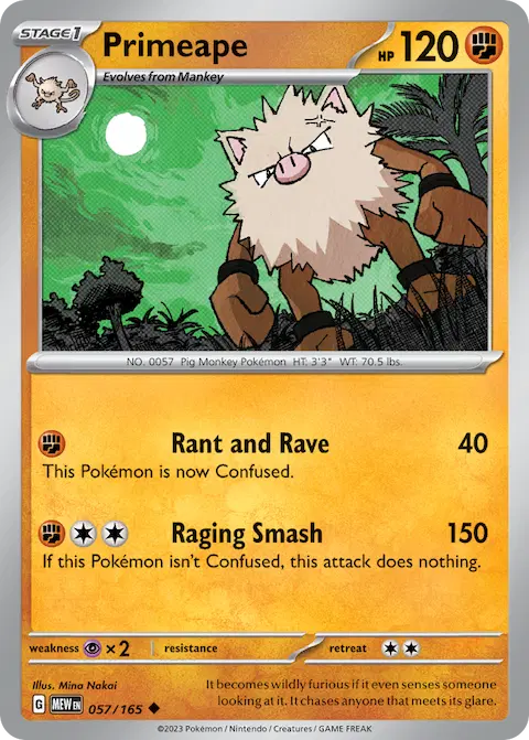 Primeape, 151 057/165
