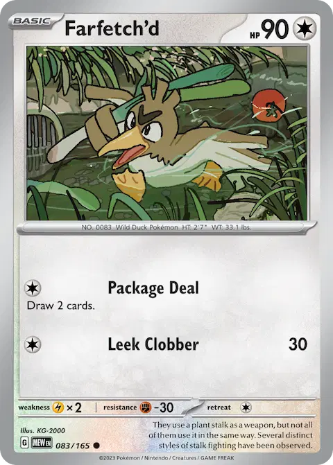 Farfetch'd, 151 083/165