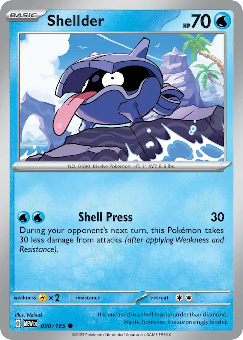 Shellder, 151 090/165