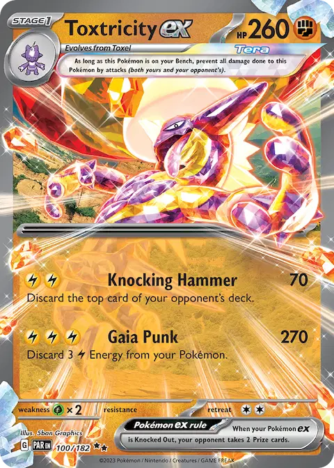 Toxtricity ex, Paradox Rift 100/182
