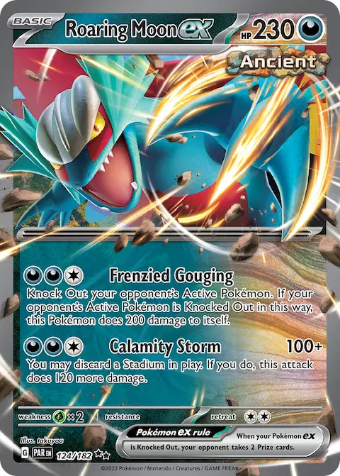 Roaring Moon ex, Paradox Rift 124/182