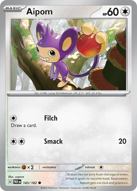 Aipom, Paradox Rift 145/182