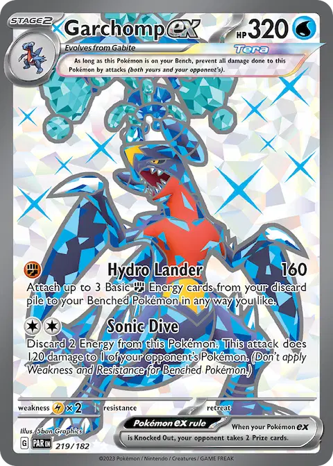 Garchomp ex, Paradox Rift 219/182