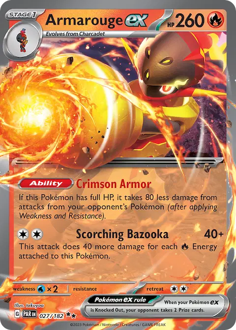 Armarouge ex, Paradox Rift 027/182