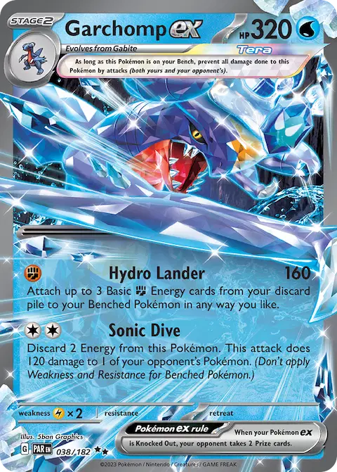Garchomp ex, Paradox Rift 038/182