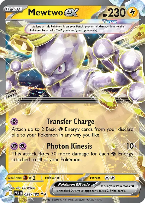 Mewtwo ex, Paradox Rift 058/182