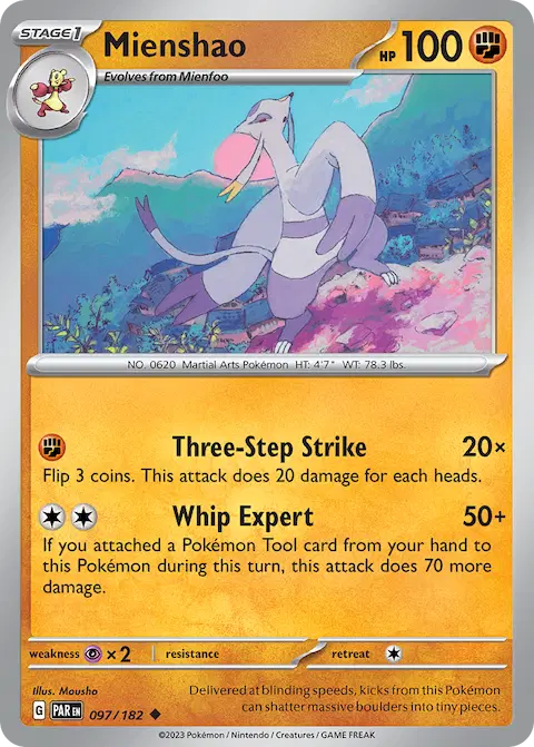 Mienshao, Paradox Rift 097/182