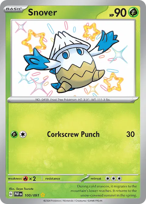 Snover, Paldean Fates 100/091