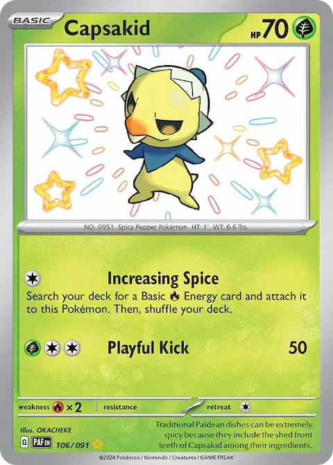 Capsakid, Paldean Fates 106/091