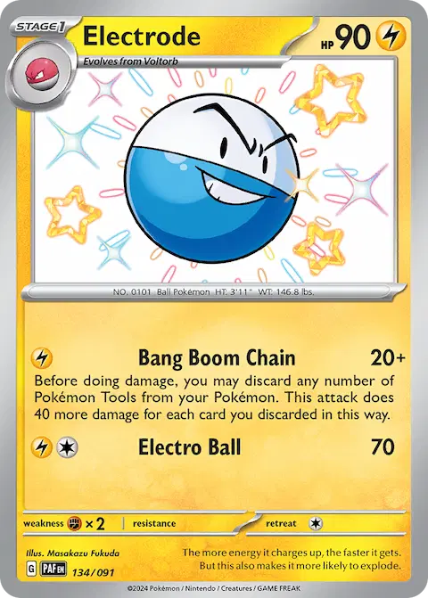 Electrode, Paldean Fates 134/091