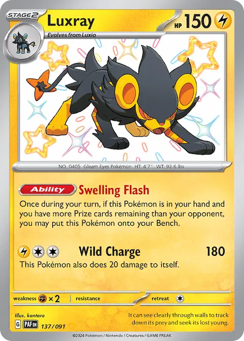 Luxray, Paldean Fates 137/091