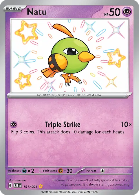 Natu, Paldean Fates 151/091