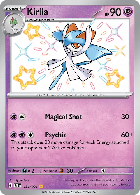 Kirlia, Paldean Fates 154/091