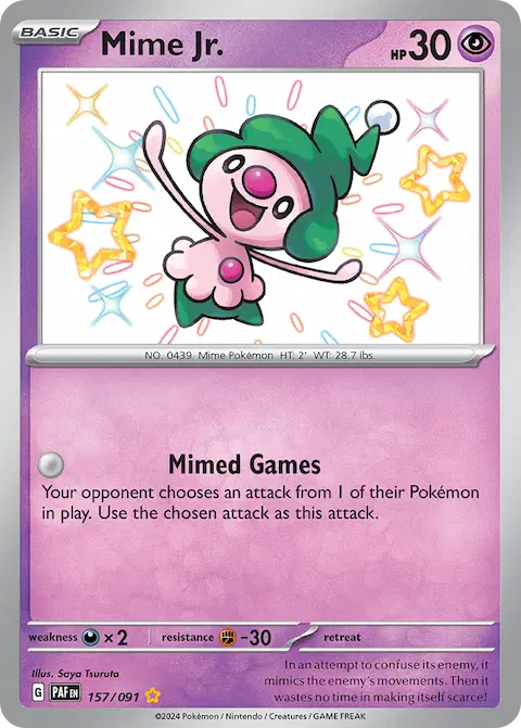 Mime Jr., Paldean Fates 157/091