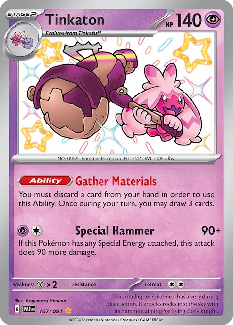 Tinkaton, Paldean Fates 167/091