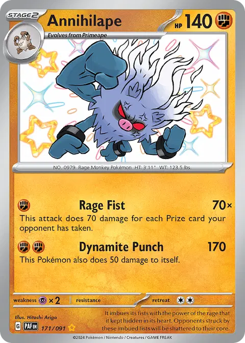 Annihilape, Paldean Fates 171/091