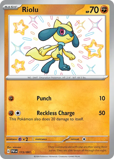 Riolu, Paldean Fates 173/091