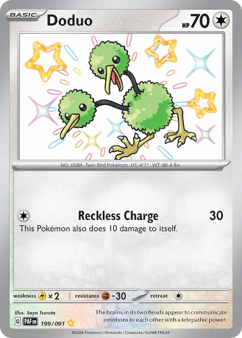 Doduo, Paldean Fates 199/091