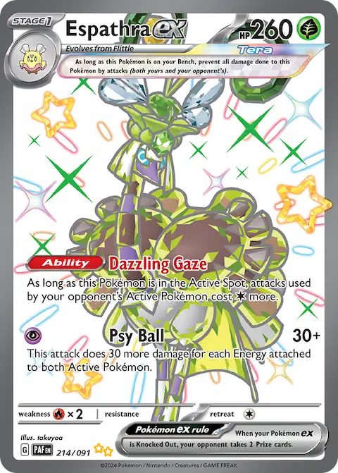 Espathra ex, Paldean Fates 214/091