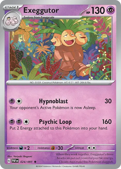 Exeggutor, Paldean Fates 024/091