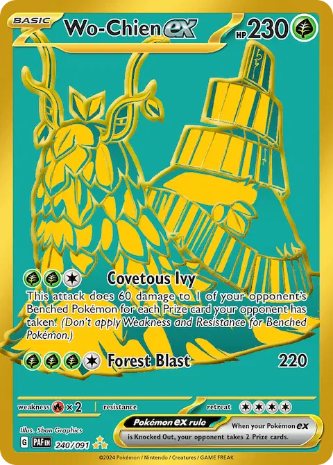 Wo-Chien ex, Paldean Fates 240/091