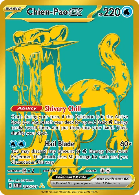 Chien-Pao ex, Paldean Fates 242/091