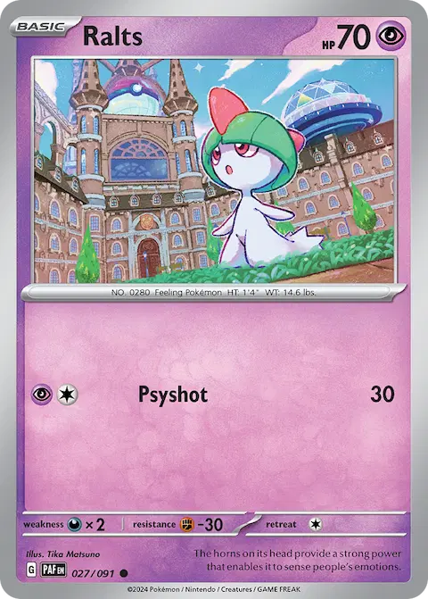 Ralts, Paldean Fates 027/091