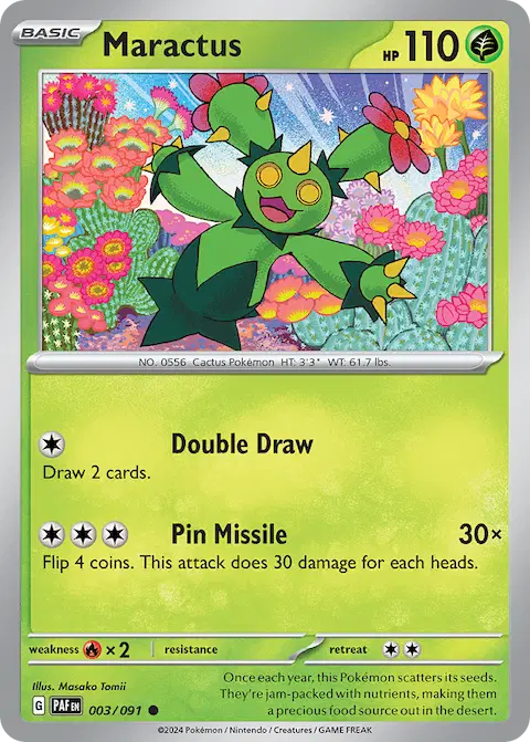 Maractus, Paldean Fates 003/091