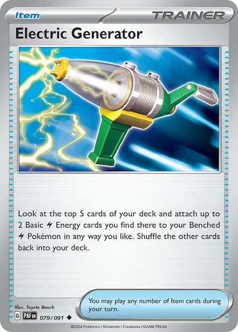 Electric Generator, Paldean Fates 079/091