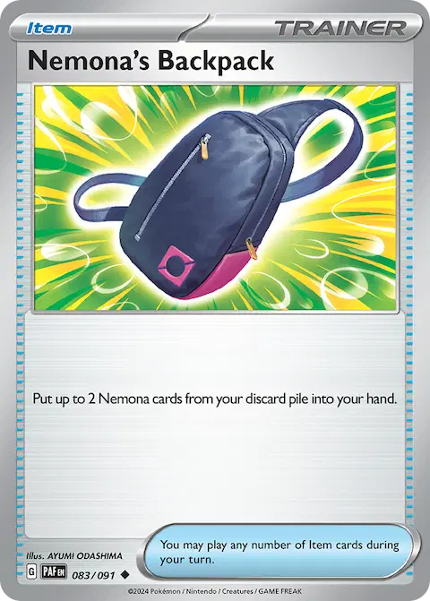 Nemona's Backpack, Paldean Fates 083/091