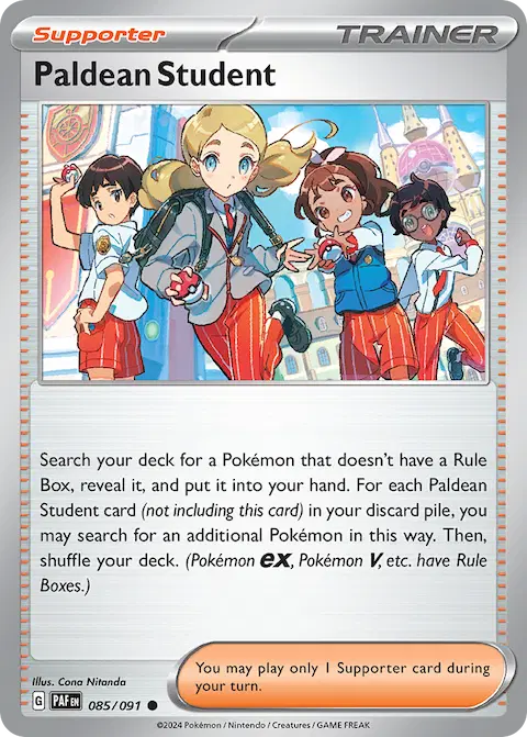 Paldean Student, Paldean Fates 085/091