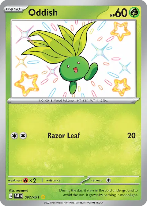 Oddish, Paldean Fates 092/091