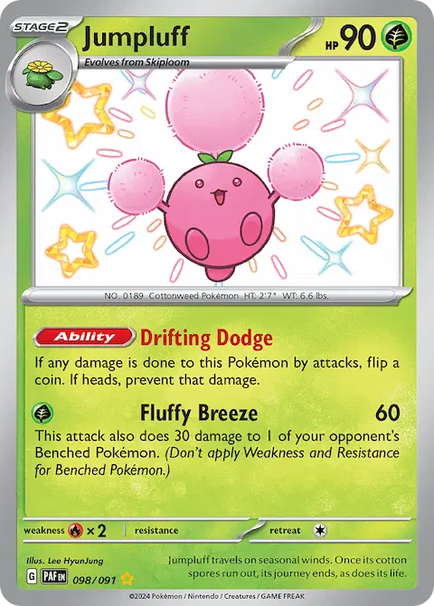 Jumpluff, Paldean Fates 098/091