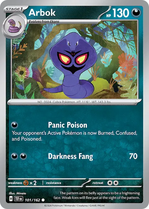 Arbok, Temporal Forces 101/162