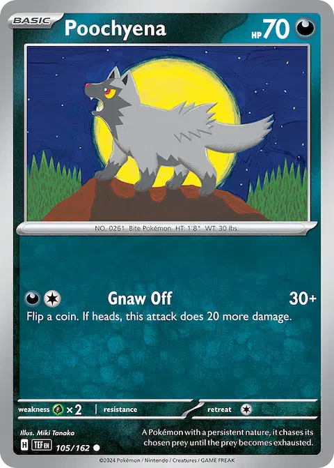 Poochyena, Temporal Forces 105/162