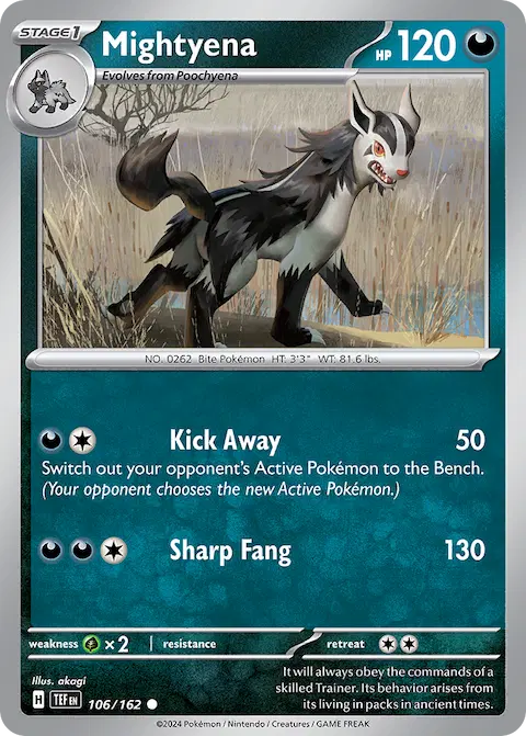Mightyena, Temporal Forces 106/162