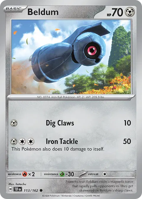 Beldum, Temporal Forces 113/162