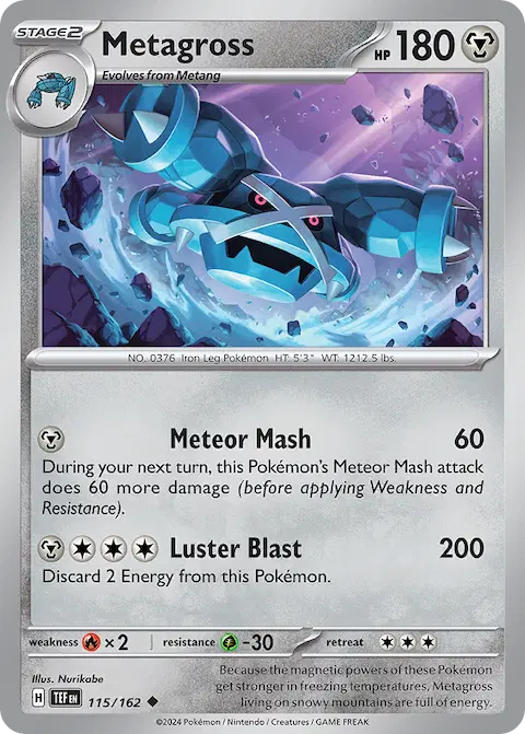 Metagross, Temporal Forces 115/162