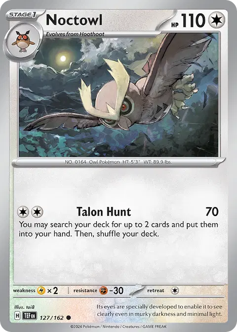 Noctowl, Temporal Forces 127/162