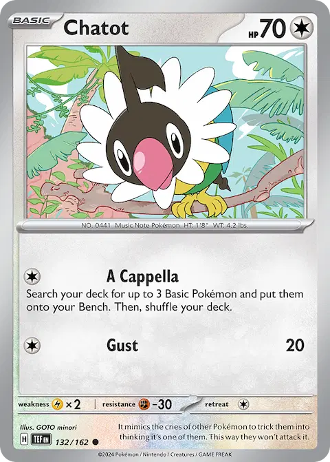 Chatot, Temporal Forces 132/162
